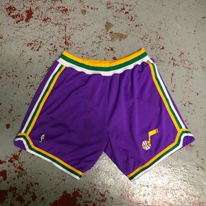 Utah Jazz Mitchell and Ness Shorts
